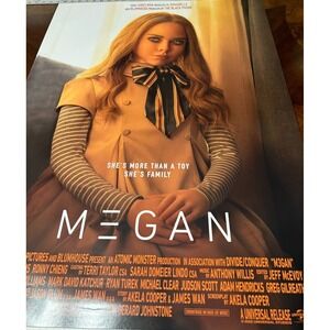 MEGAN - 2023 - original D/S 27X40 FINAL Movie Poster - ALLISON WILLIAMS